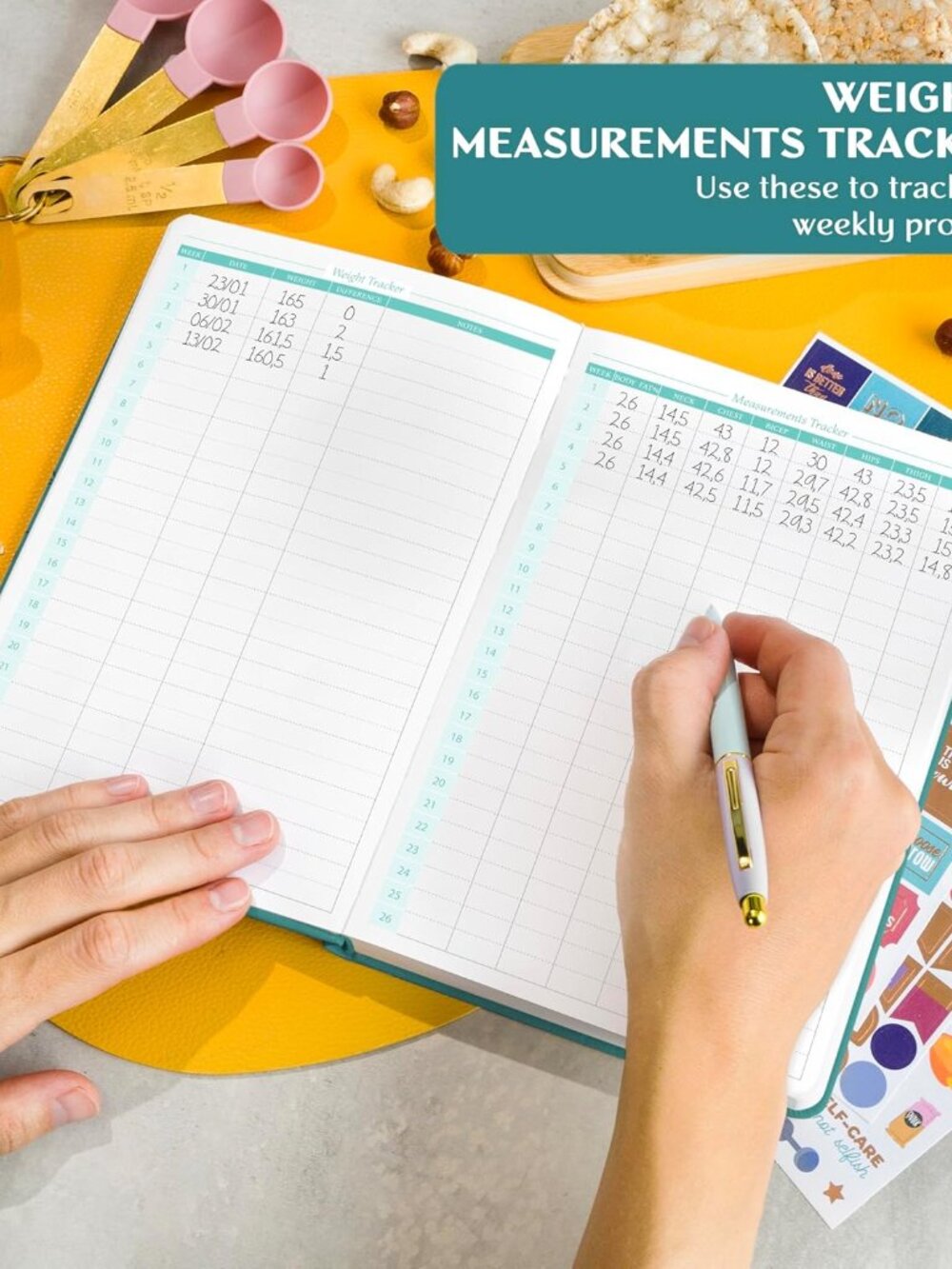 Legend Wellness Planner & Food Journal Pocket – Daily Diet & Health Journal with - Picture 6 of 6